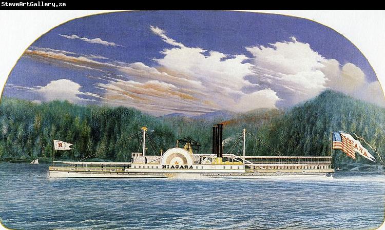 James Bard Niagara, Hudson River steamboat built 1845